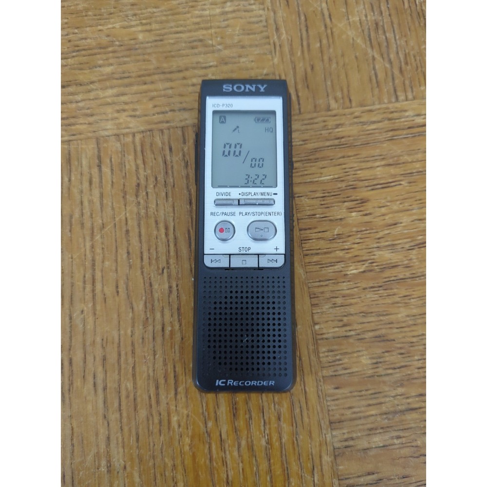 Vintage‎ Sony Handheld Micro Digital Recorder ICD-P320 (64 MB 32 Hrs) - TESTED